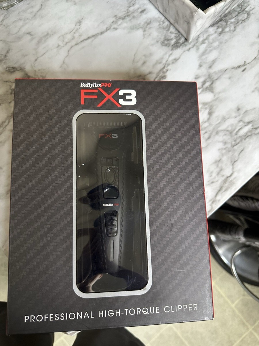 BaBylissPRO FX3 Professional High Torque Trimmer Black BaBylissPRO FX3 Professional High Torque Trimmer Black