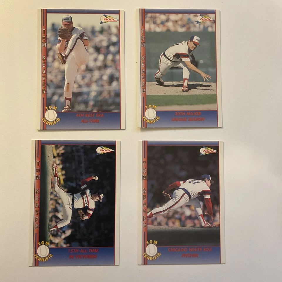 Pacific Tom Seaver 1992 Tom Terrific Tom Seaver lote de 9 Foto 3 de 4