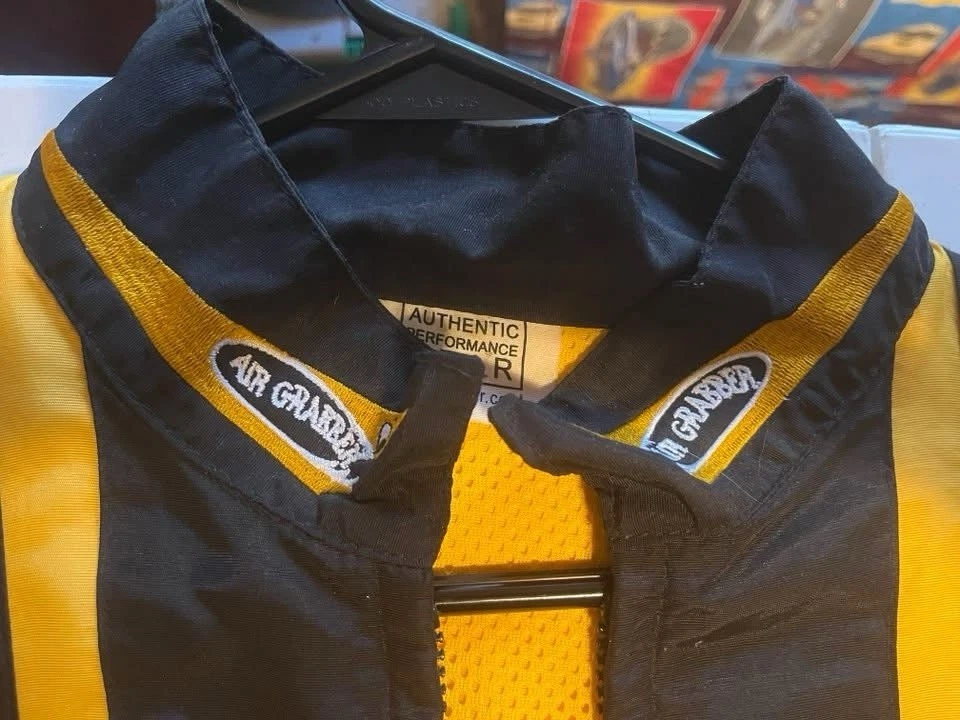 Chaqueta vintage años 90 NOS Mopar 1970 Plymouth Roadrunner 440+6 talla grande paquete de seis Foto 2 de 4