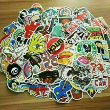 1000 Random Skateboard Stickers Bomb Laptop Luggage Decals Dope Sticker Pack Lot