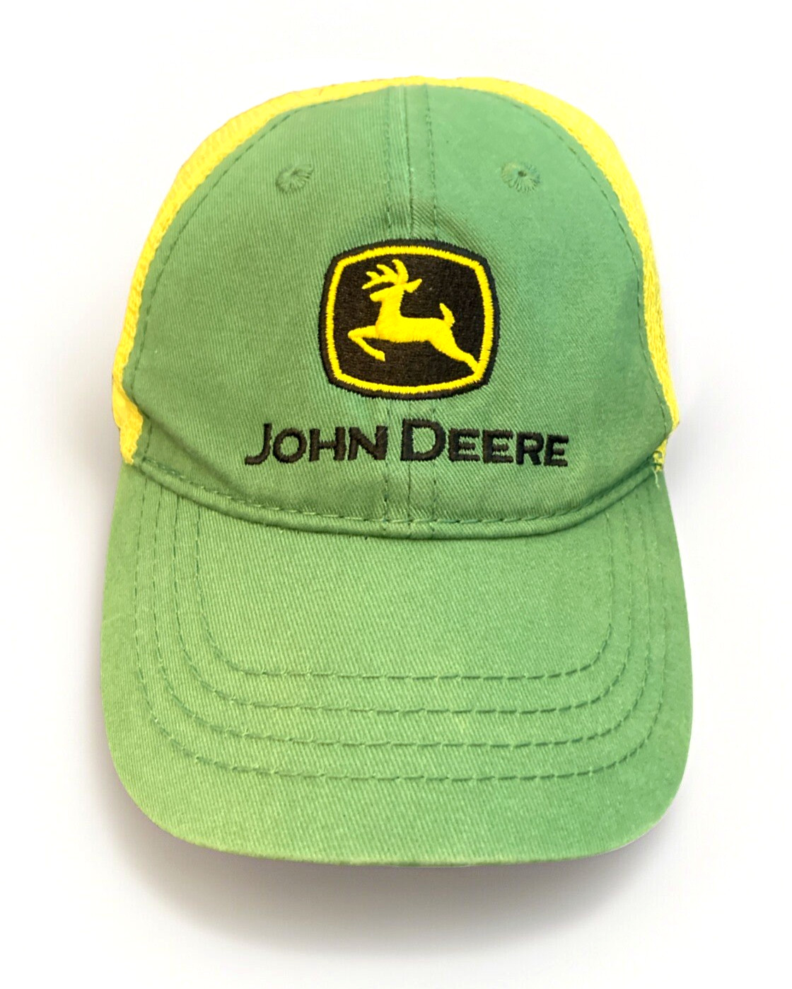 Cap Trucker Childrens Adjustable Snapback Green Yellow