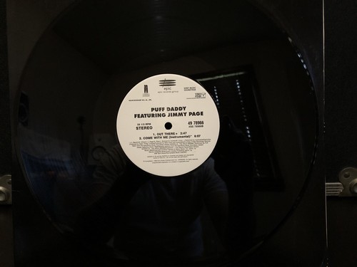 Puff Daddy Feat: Jimmy Page 12” Come With Me - VG++ Promo - Picture 3 of 5