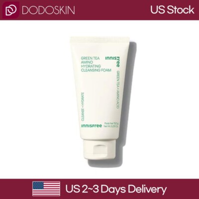 US SELLER Innisfree Green Tea Amino Hydrating Cleansing Foam 150g
