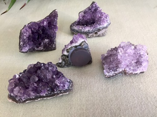 1 Amethyst Magnet Amethyst Geode Crystal Quartz Druze Cluster Gemstone Specimen. - Picture 10 of 11