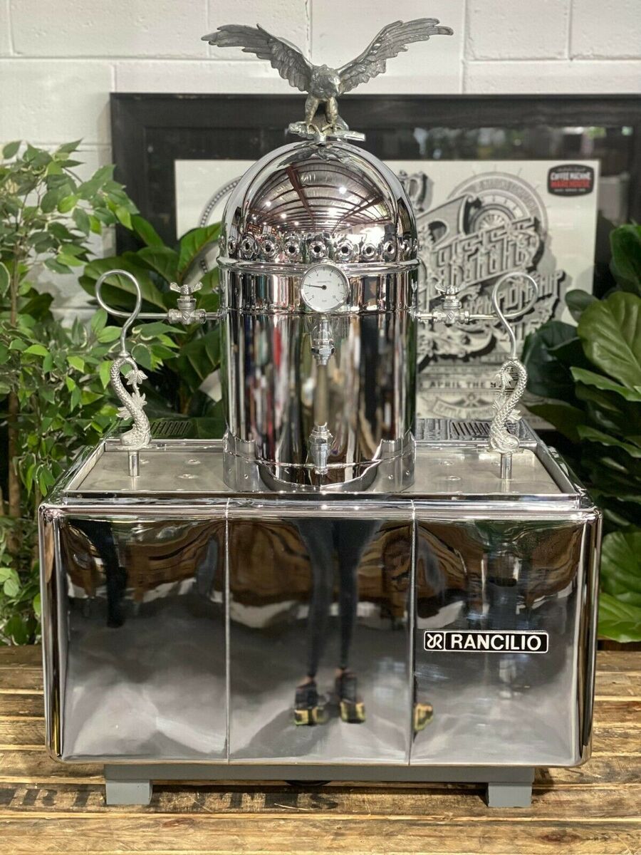 RANCILIO 1980 VINTAGE Z9 SEMI AUTOMATIC 2 GROUP CHROME RANCILIO 1980 VINTAGE Z9 SEMI AUTOMATIC 2 GROUP CHROME