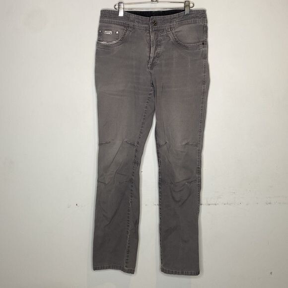 Kuhl Mens Grey Kanvus Jean: Size 32