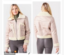 Mother The Patch Pocket Roamer Sherpa Jacket Lucky Penny Size Xs