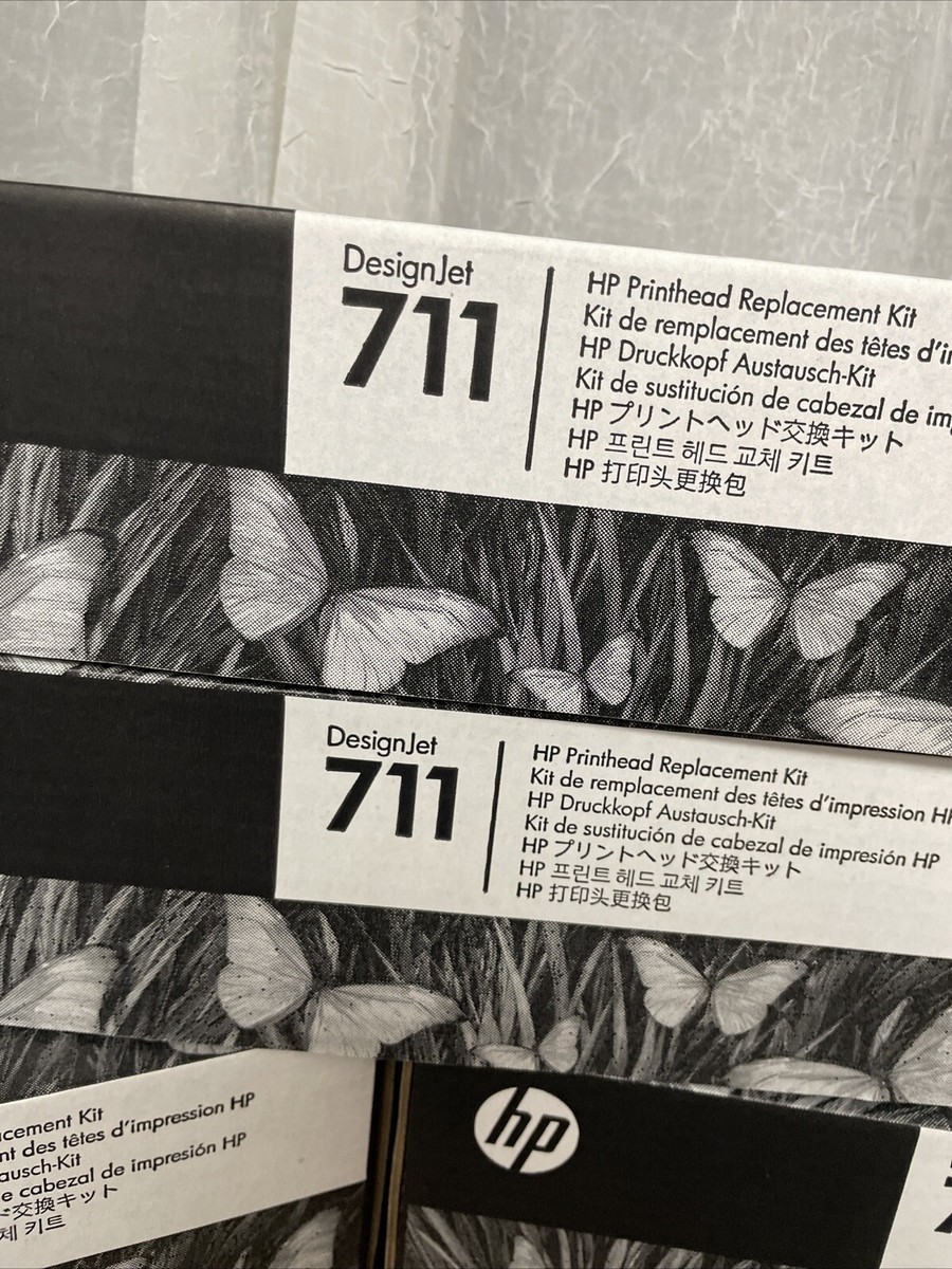 HP C1Q10A OEM HP 711 Genuine Ink Cartridge Printhead Replacement