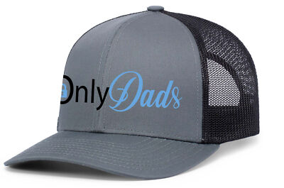Mens Fathers Day Hat Only Dads Funny Onlydads Mesh Back Trucker Hat,