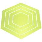 4 Pcs Hexagon Quilt Template English Paper Piecing Templates