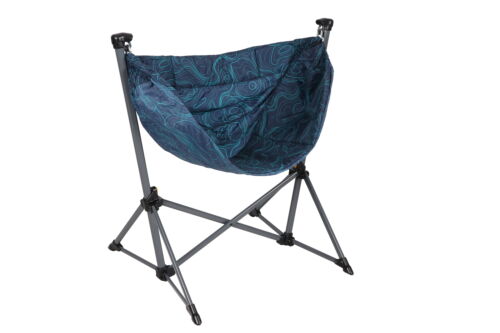 Portable Hammock Camping Chair, Nylon, Blue - Picture 3 of 12