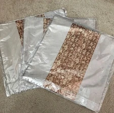 ORIENTAL EMBROIDERED THROW PILLOW COVER  15” X 15”