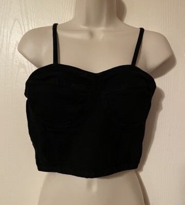 Women Gothic Corset Sexy Solid Push Up Bustier Slim Sleeveless Party Top