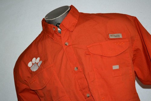 31250-a Mens Columbia PFG Fishing Shirt 