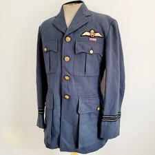 WW2 RAF OFFICERS SERVICE DRESS TUNIC,  AFC PILOT WINGS, UNIFORM JACKET
