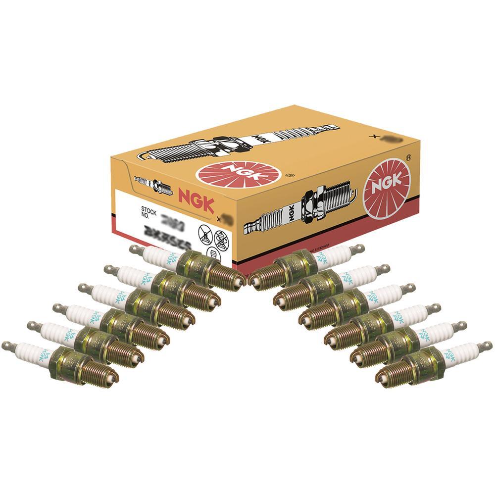 NGK Set of 12 Nickel Standard Spark Plugs Gap 0.035 For Jaguar XJS 5.3 V12 1978