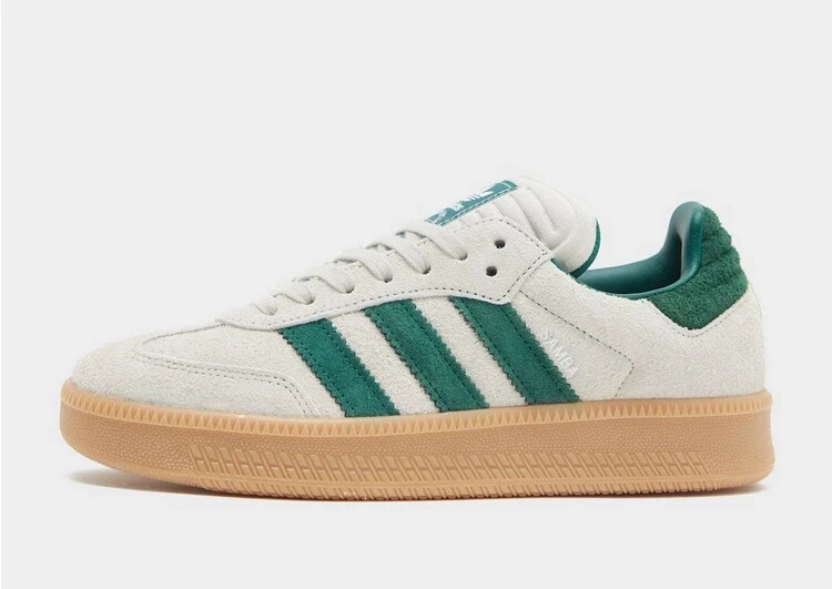 adidas Originals Samba XLG Shoes in Grey and Green | eBay