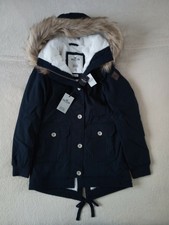 Womens Hollister By Abercrombie & Fitch Water Resistant Parka Jacket Size Xs