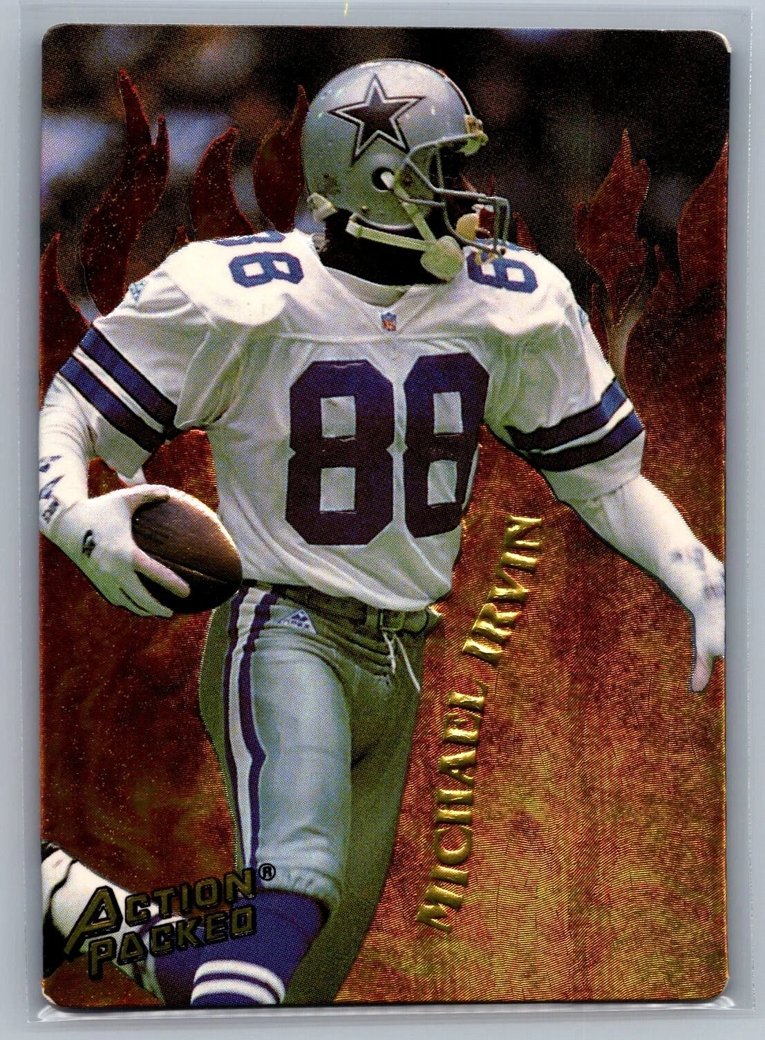 1994 Action Packed Catching Fire #R3 Michael Irvin - HOF NM-MT *TEXCARDS*