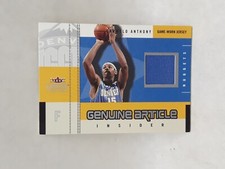 2003 Fleer Genuine Insider Article Jerseys /400 Carmelo Anthony #GA-CA Rookie RC
