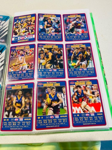 Mix 2008 AFL Teamcoach - Gold & Silver and regular cards with free Album - Picture 18 of 20