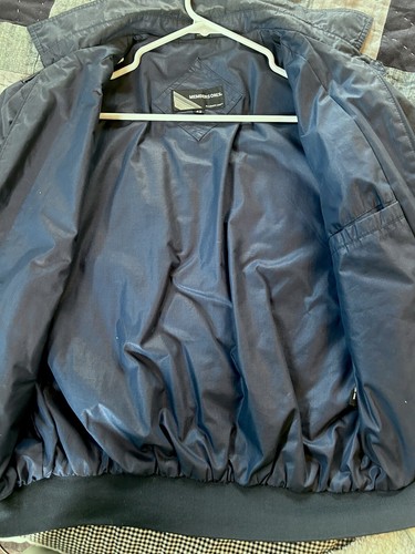 Vintage Members Only 1980s Men’s Full Zip Bomber Jacket, Navy Blue ~ Size 42 - Picture 4 of 14