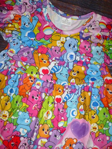 Boutique Rainbow Brite Care Bears Girls Sleeveless Dress - Picture 8 of 11