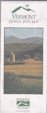 1993-94 Official State Issue Road Map of Vermont