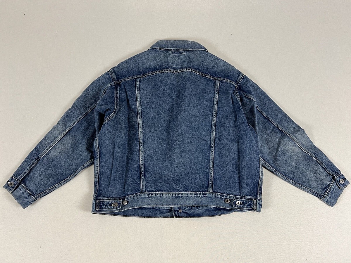 LEVIS MADE AND CRAFTED LMC OVERSIZED TYPE II TRUCKER MARLIN LEVIS MADE AND CRAFTED LMC OVERSIZED TYPE II TRUCKER MARLIN