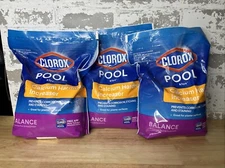 3 Bags Clorox Pool Spa Calcium Hardness Increaser Granular 12204CLX ~ Brand NEW