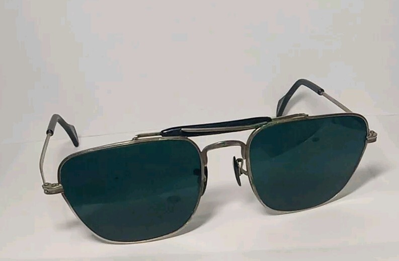 Ray-Ban Titanium Caravan Green Lens Men's Sunglasses