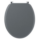Abattant WC – Gris Clair Mat – Bois Compressé –  Universel