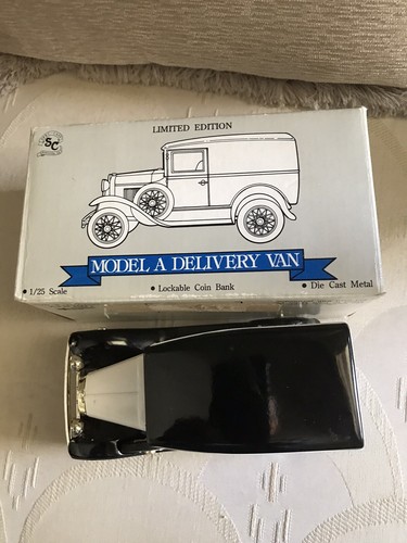 Liberty Ford model A delivery van limited edition Locable bank New In Box - Picture 8 of 8