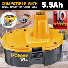 Upgraded DE9098 Battery For Dewalt Cordless Drill 18V DC9096 DE9095 DC725 5.5Ah