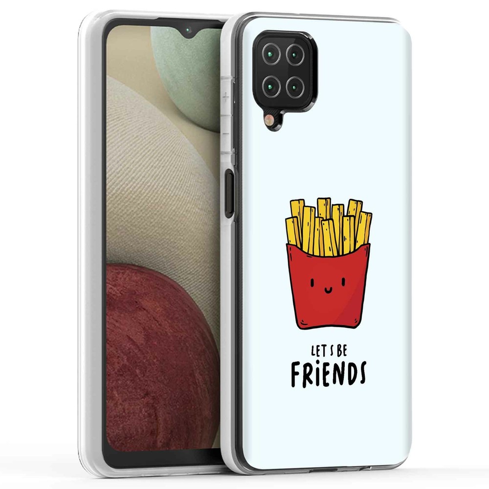 Samsung Galaxy A12 Case with Friends Fries 1 Print - USA Design