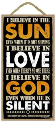 I belive in SUN LOVE GOD ... Beautiful inspirational Poem 10''x5'' Wood Sign 573