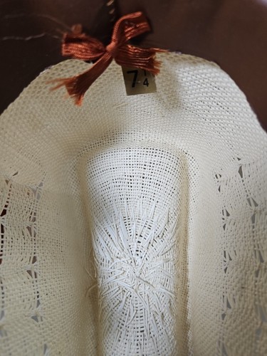 Vintage Sheplers STRAW HAT SIZE 7.25. USED - Picture 5 of 5