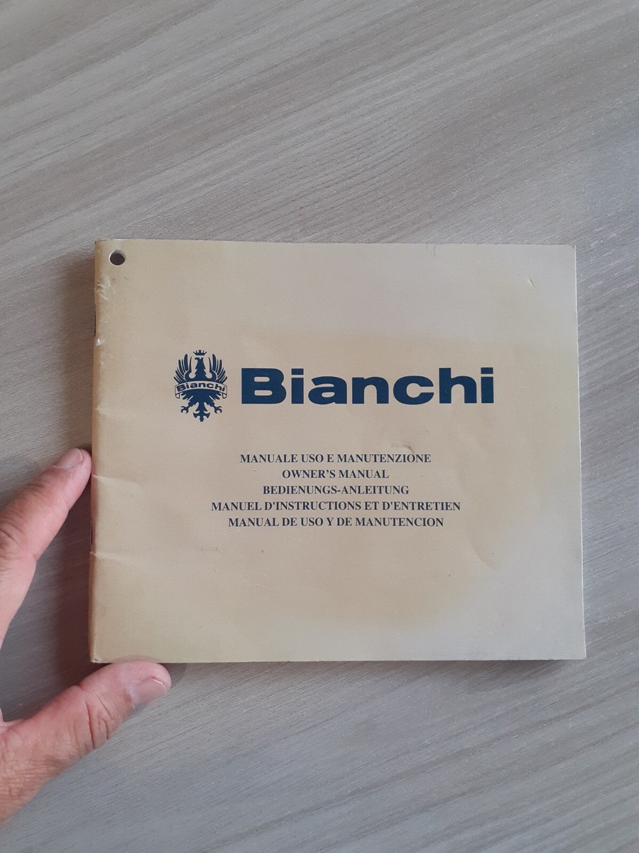 BIANCHI MANUALE USO E MANUTENZIONE IN LINGUE CICLISMO BICICLETTA (102