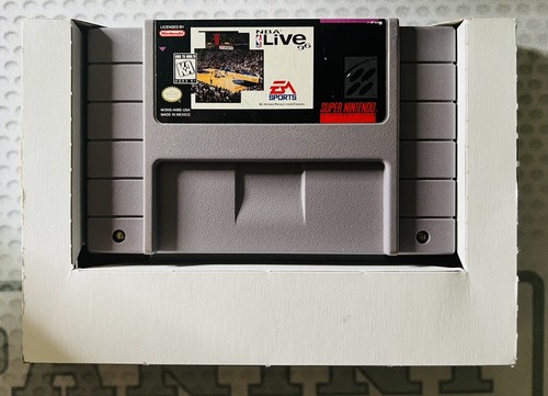 EA NBA Live 96 (Super Nintendo SNES) Complete in Box Tested Clean CIB Ships Fast - Picture 3 of 9