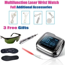 LALASTEK Laser Therapy Wrist Watch Kit + Gifts For Hypertension Deafness Treatme