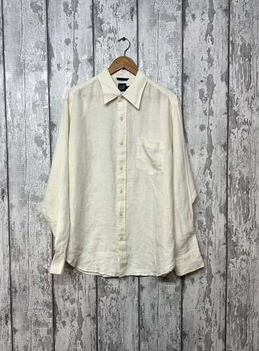 Vintage Gents Linen Shirt by GAP ~ Size Large ~ Brand New without Tags.