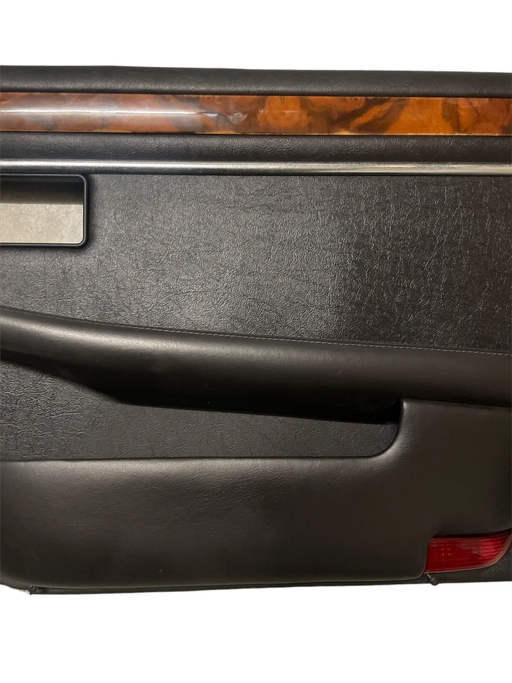 1993 1994 Jaguar XJS painel interno lateral de passageiro conversível PRETO BOM - Imagem 3 de 4