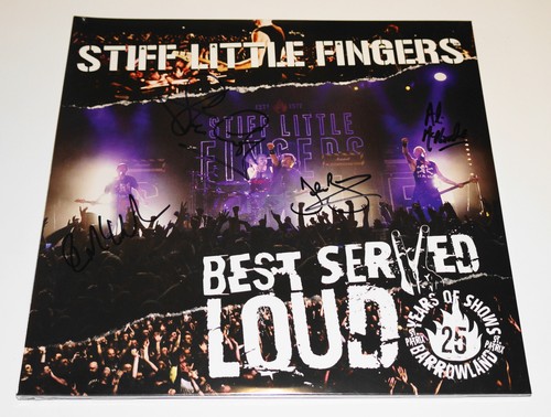 Stiff Little Fingers - Best Served Loud 2016 UK Signed, Sealed Pledge Special Ed - Picture 1 of 9