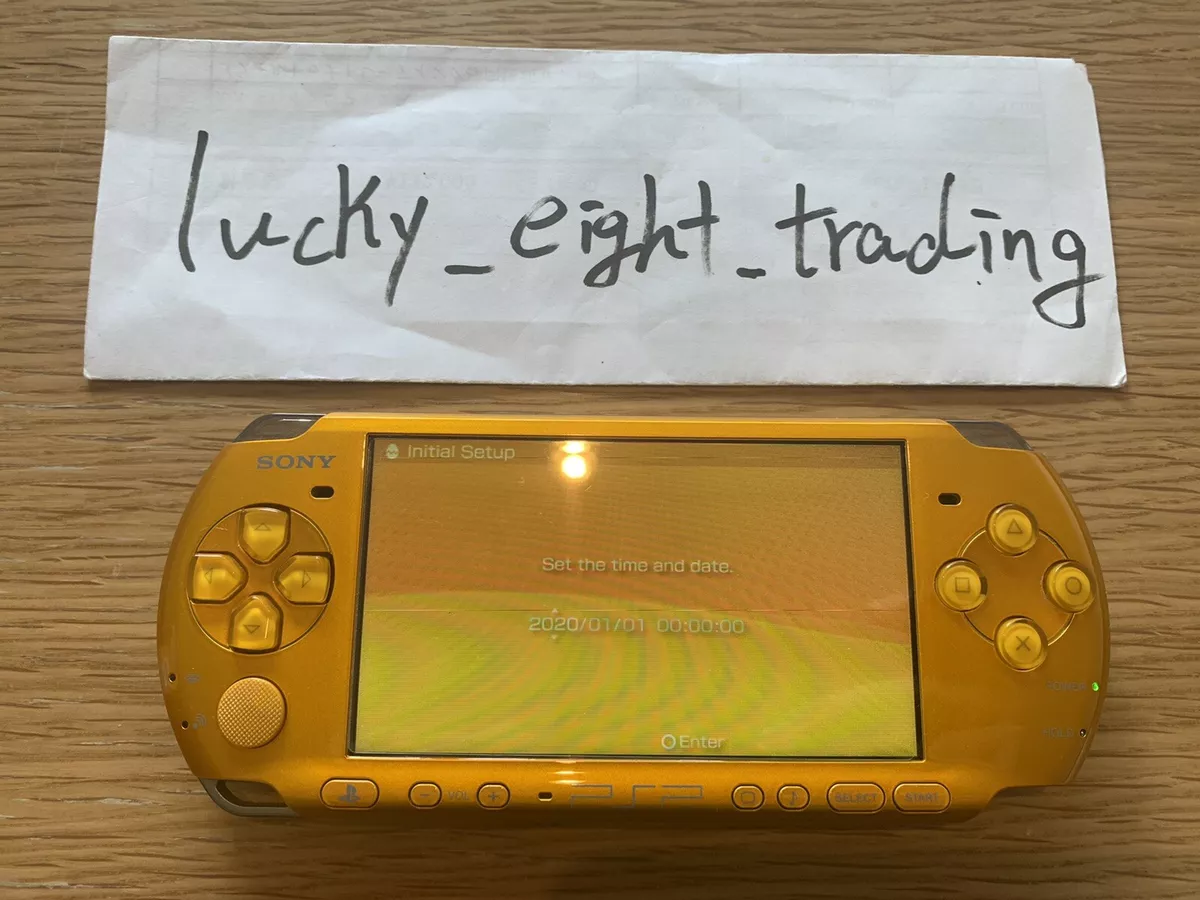 PSP 3000 Bright Yellow Console only No Battery [H]