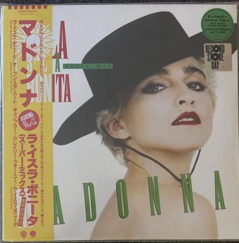 Madonna La Isla Bonita Super mix RSD 12” Green Vinyl EP.  New Sealed Free Ship
