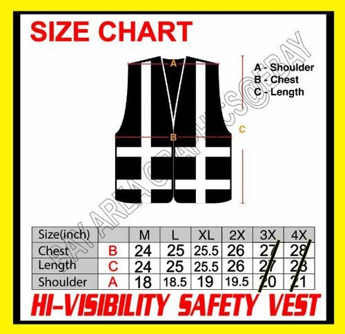 DRONE PILOT HI-VISIBILITY SAFETY REFLECTIVE 2" STRIPS VEST CLASS-2 YELLOW - Picture 3 of 3