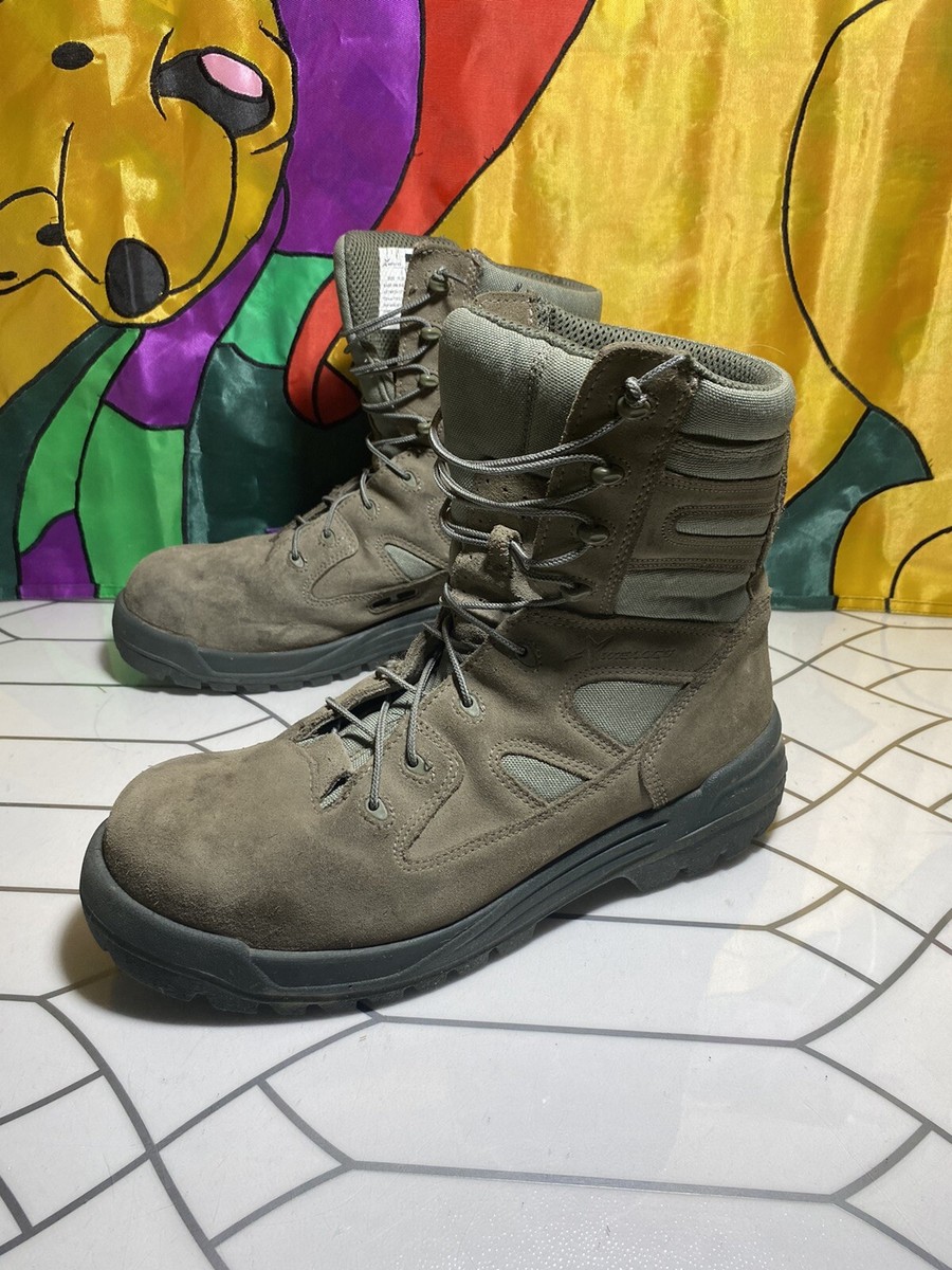 Wellco Air Force Sage Green Hot Weather Combat Boots Sz 11.5 R