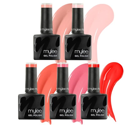 Mylee Gel Nail Polish Coral Range UV LED Soak-Off Manicure Pedicure 8ml