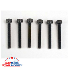 Traxxas 2556 Header screws, 3x23mm cap hex screws 6 