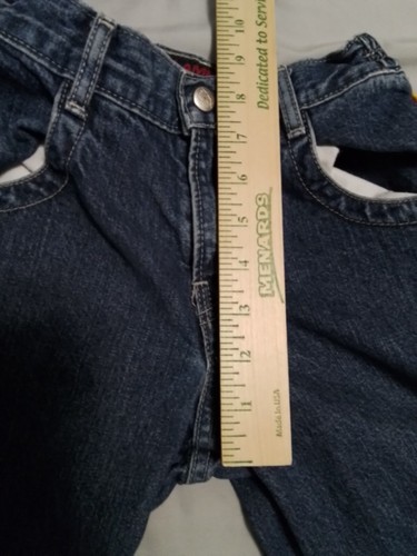 Flamehead USA Jnco Jeans Dirt Bike Youth Size 6 Vintage Yellow White 2001 - Picture 12 of 13